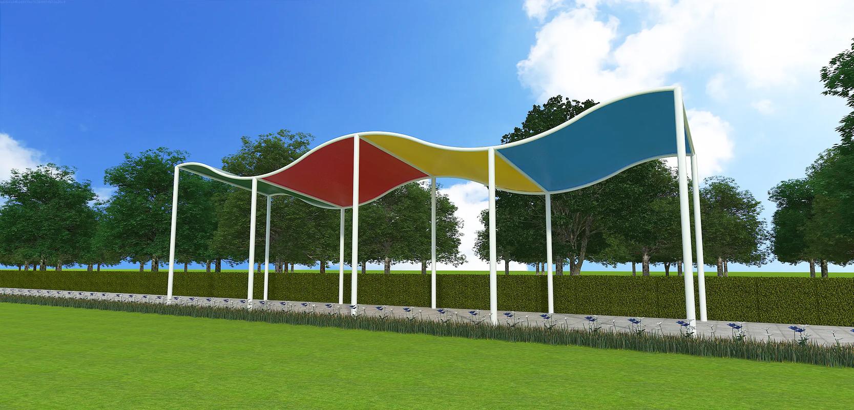 選擇秀岳膜結構，為您的戶外遮陽項目注入堅實保障